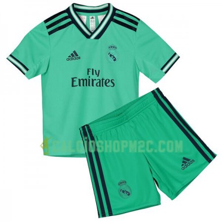 Real Madrid Bambino Maglia Terza 2019/2020 Manica Corta (+ Pantaloncini) 